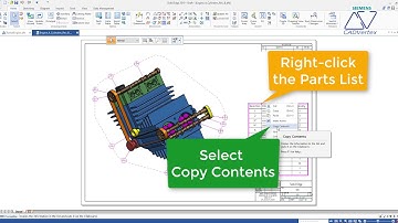 Solid Edge Copy Paste to and from MS Excel