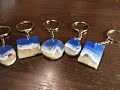 Ocean Wave Resin Key Chains