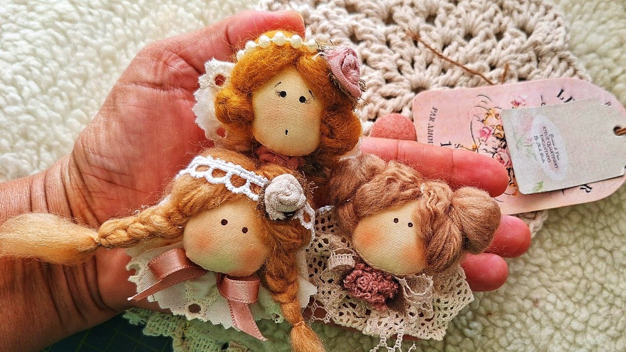  ✂️  BROCHE  BONECA - VOCE NAO  VAI PARAR DE FAZER 🔥 rápido e econômico ✂️Faça e  venda. 🔥