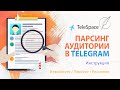 Парсинг аудитории в Telegram | Продвижение Telegram | TeleSpace