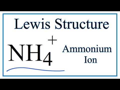 Draw the Lewis Dot Structure for ammonium chloride, NH4Cl
