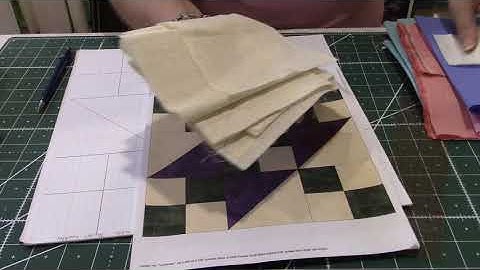 Traditional Nine Patch Block Lesson 1 with Phyllis for Mad Moody Quilting Fabrics