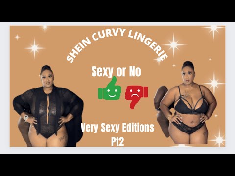 @SHEINOFFICIAL Pt 2 Curvy Sexy Lingerie #curvy #plussizelingerie #lingerietryonhaul #thickandcurvy ​