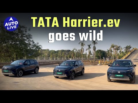 TATA Harrier EV के जलवे देख आप हो जाएंगे दंग | Auto Live #tata #tataharrier