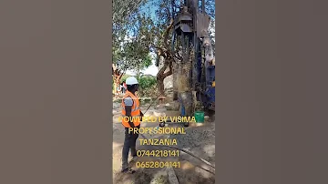 TUNATOA HUDUMA ZIFUATAZO 1 Kuchimba Kisima2 Kusafisha Kisima3 Kufunga Pump Ya Kisima4 Survey 