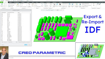 Creo Parametric - ECAD - IDF Export and Re-Import