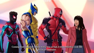 Madame Web and Miles Morales reacts to Deadpool and Wolverine movie