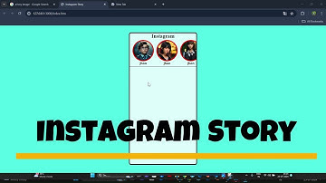 How to Create Instagram Story Scroll Bar with HTML & CSS | #htmlcss #programming #instagramclone