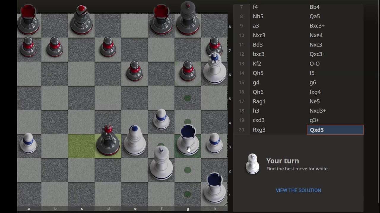 Chess 2.0 Live Stream, Puzzle session