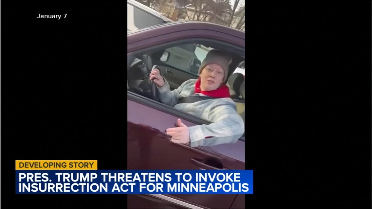 President Trump threatens to invoke Insurrection Act for Minneapolis