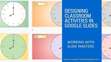Using the theme builder to create learning activities with Google Slides