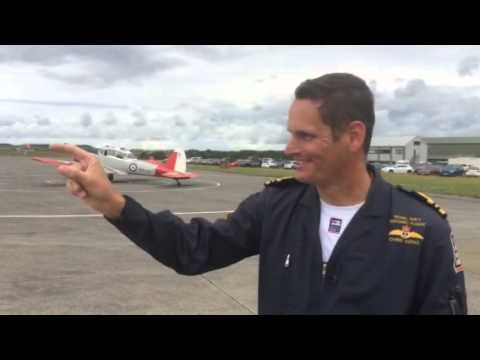 Lieutenant Chris Gotke Takes to Cornwall's Skies Again