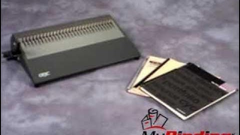 GBC 16DB Plastic Comb Spreader - Durability Demo