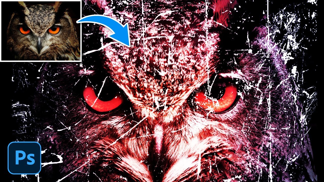 Editing Image with Grunge Effect in Photohop