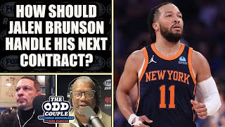 How Should Jalen Brunson Handle is Next Contract with the Knicks? | THE ODD COUPLE
