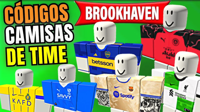 COMO GANHAR CAMISAS DE TIME GRÁTIS NO ROBLOX (parte 2) 