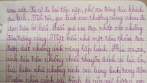 Viết đoạn văn nêu tình cảm, cảm xúc của em về một cảnh vật của đất nước (Tiếng Việt 3 sách KNTTVCS)