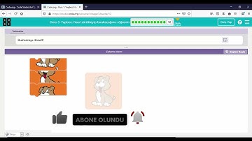Code.org Kurs : 1 Ders : 3 Yapboz: Nasıl sürükleyip bırakacağınızı öğrenin