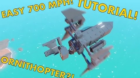 How to make EASY ornithopter in Trailmakers!!