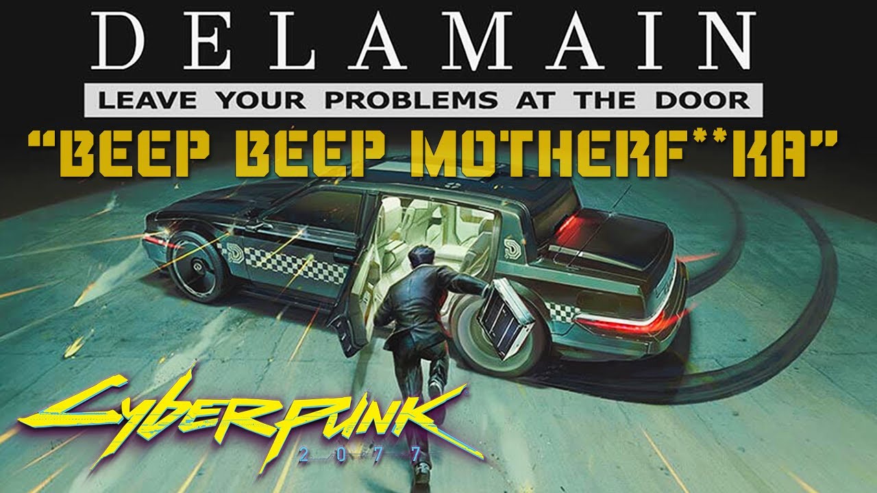 Cyberpunk 2077 Delamain &quot;Beep Beep Motherf**ker!&quot; Ringtone/Notification SFX  DL Link in Description - Cyberpunk 2077 videos