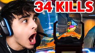 34 KILLS AVEC CYQOP ET ARELIANN SUR APEX LEGENDS ! (en tournois Claim The Thrones)