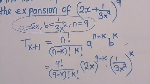 How To Find An independent Term in the Binomial Expansion [ Additional Mathematics ]