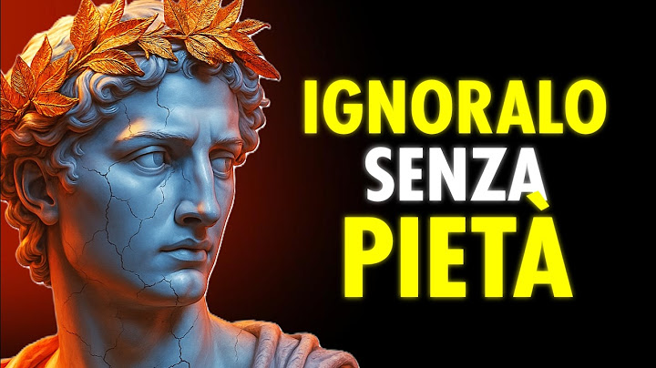 SE SI ALLONTANA E TI IGNORA, FAI QUESTO (8 Cose Che FUNZIONANO Al 100%) | Stoicismo