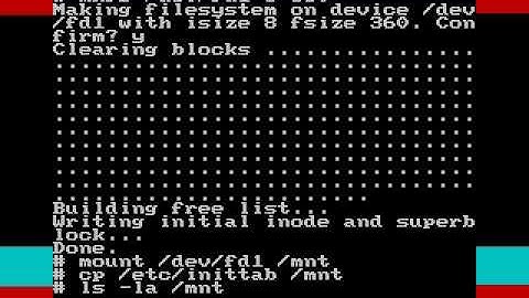 Fuzix 0.4-pre on ZX Spectrum +3e with ZXMMC mass storage