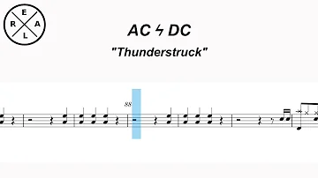 Thunderstruck - AC ⚡ DC - Drum Score