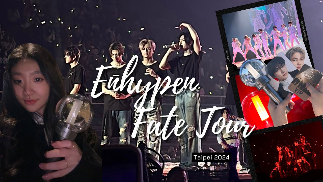 [Eng/繁中] Enhypen ‘Fate’ Tour Taipei 🎶🎤 Enhypen 台北演唱會 1/13/2024 🖤