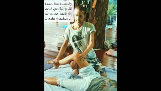 Helping with hip mobility with this amazing #thaimassage technique