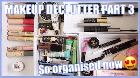 2022 Makeup Declutter Part 3! Concealers, mascaras, bases & brow products | Auroreblogs