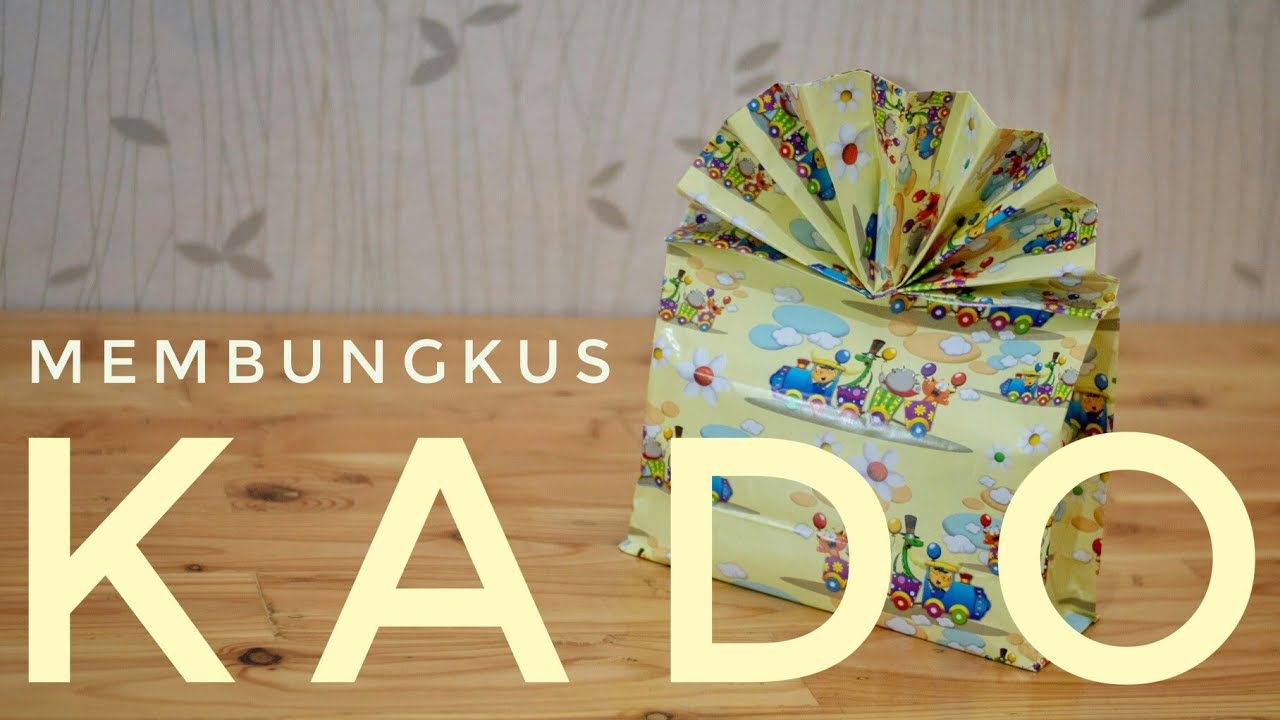 cara membungkus kado 