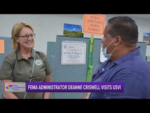 FEMA Administrator Deanne Criswell Visits USVI