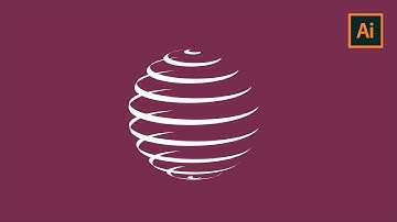 How to create Wrap around a Sphere in Adobe Illustrator
