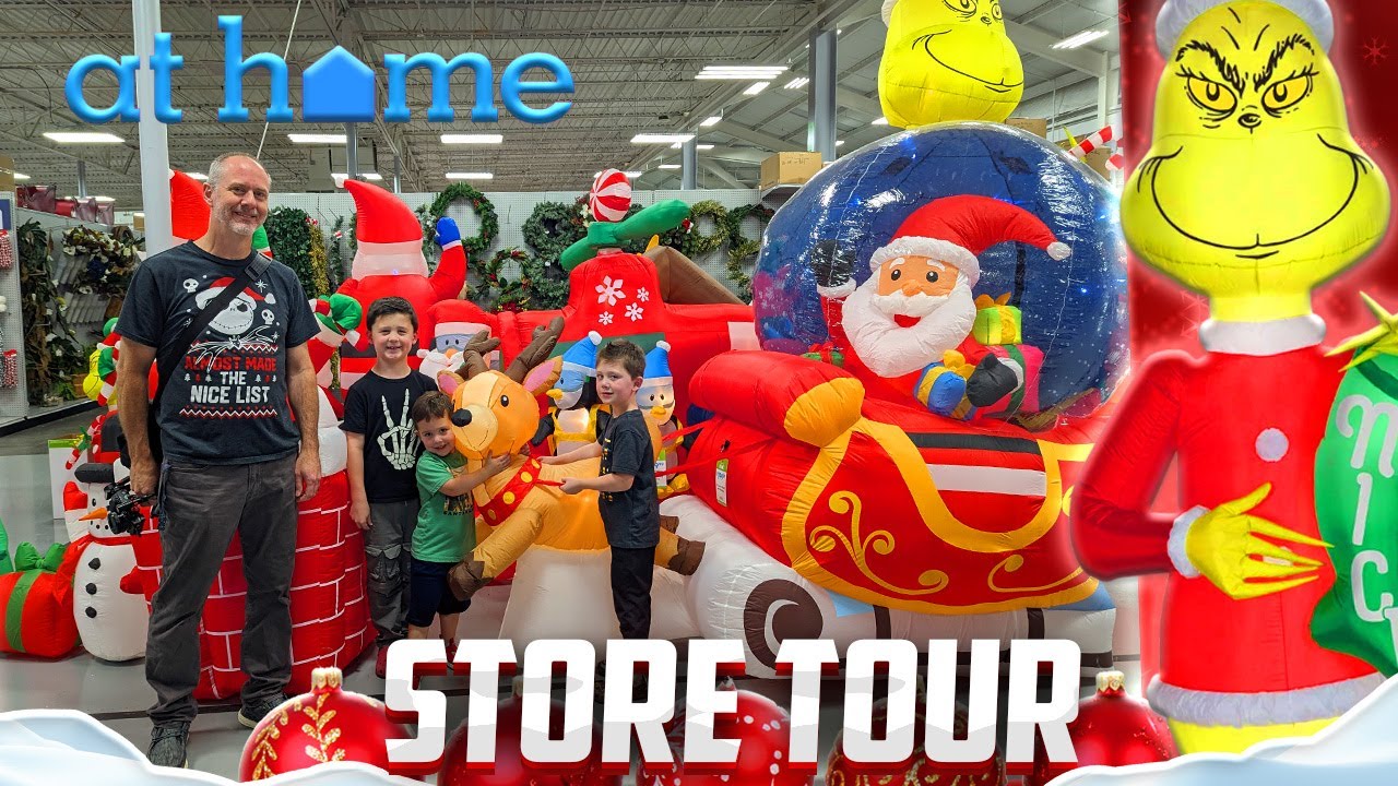 At Home Store Christmas 2023 Full Store Walkthrough Holiday