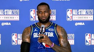 LeBron James Postgame Interview - 2020 NBA All-Star Game
