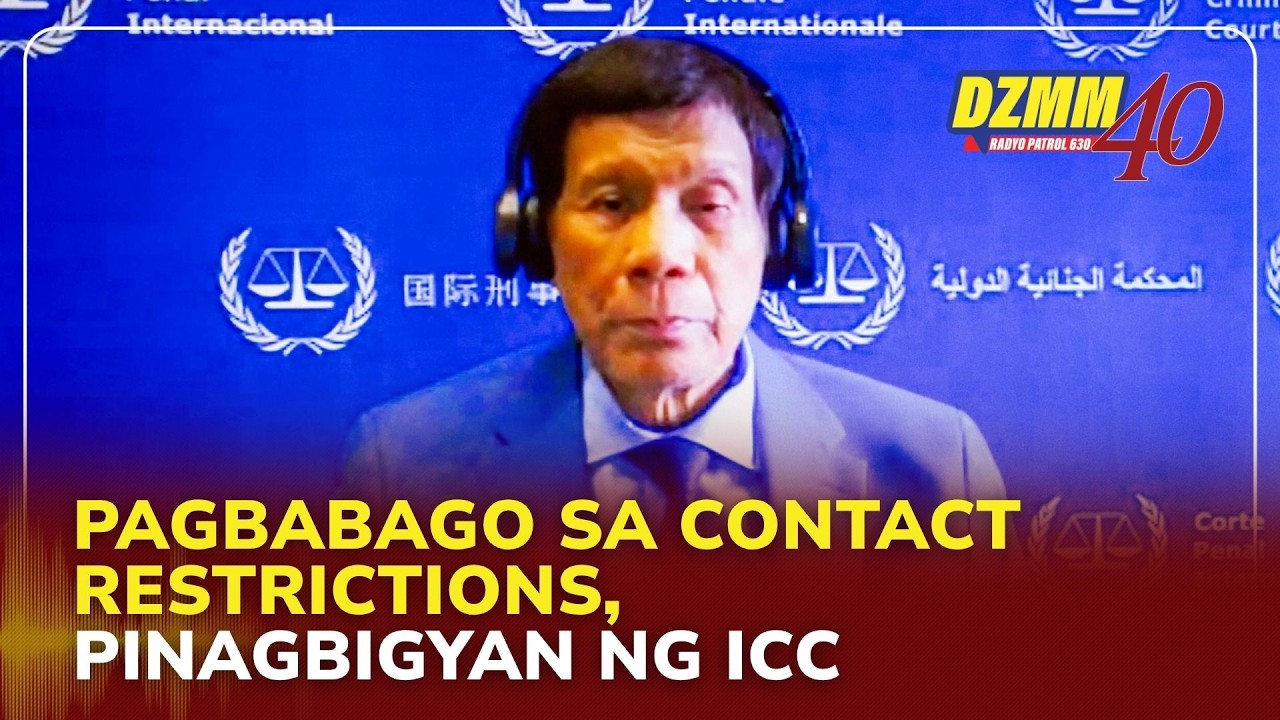 ICC Trial Chamber eases contact restrictions for ex-pres Duterte | (13 June 2026)