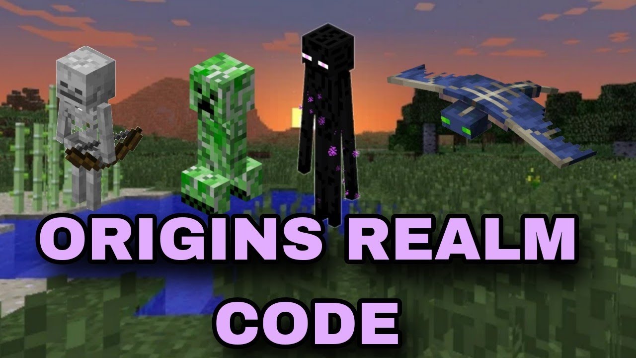 BEST ORIGINS REALM CODE FOR BEDROCK EDITION! - YouTube