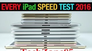 Career Overview Every iPad Speed Test Comparison 2016 !