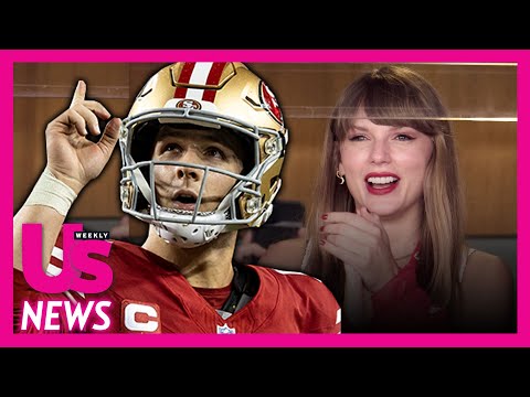 49ers QB Brock Purdy Reacts To Taylor Swift Questions At Super Bowl Press  Event - YouTube
