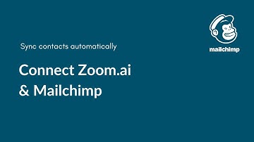 How to add Mailchimp to Zoom.ai