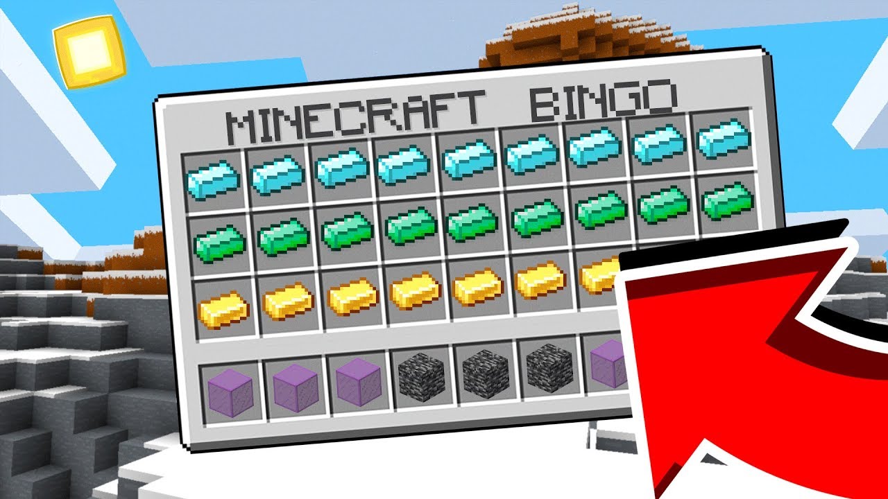 minecraft BINGO but, an item is missing from the world...