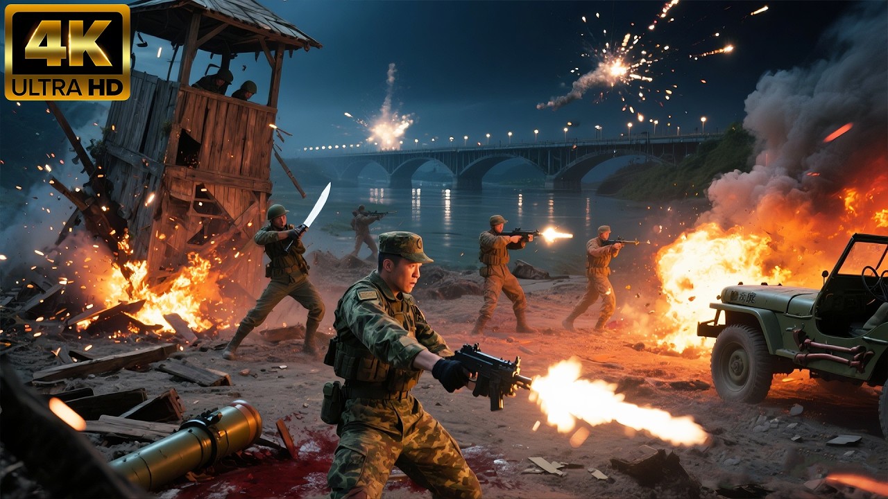 【2025最新戰爭電影】志願軍被當成自己人放進哨所，結果反手就將崗哨一鍋端！| 戰火功夫堂Action Theater