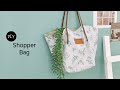 DIY 빅 쇼퍼백 만들기 | 에코백 스타일의 빈티지한 빅사이즈 쇼퍼백 만드는 방법 | How to make a big size shopper bag [천가게TV]