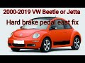 2021 Easy Fix Hard Brake Pedal, Rough Idle Fix, 2000 thru 2019 Volkswagen Beetle or VW Jetta