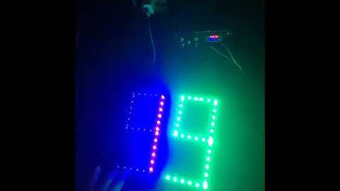 Contador ascendente y descendente del 0-99 con Arduino y tiras LED