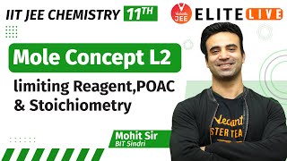 Mole Concept JEE | Limiting Reagent, POAC & Stoichiometry | JEE Chemistry | JEE 2023 | VJEE Elite