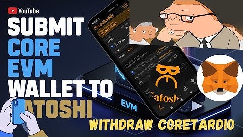 SATOSHI UPDATE|| How to create CORE BLOCKCHAIN wallet address || withdraw $CTO.