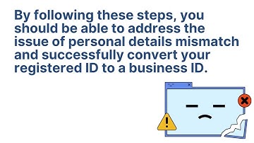 What to do for issue  personal details mismatch